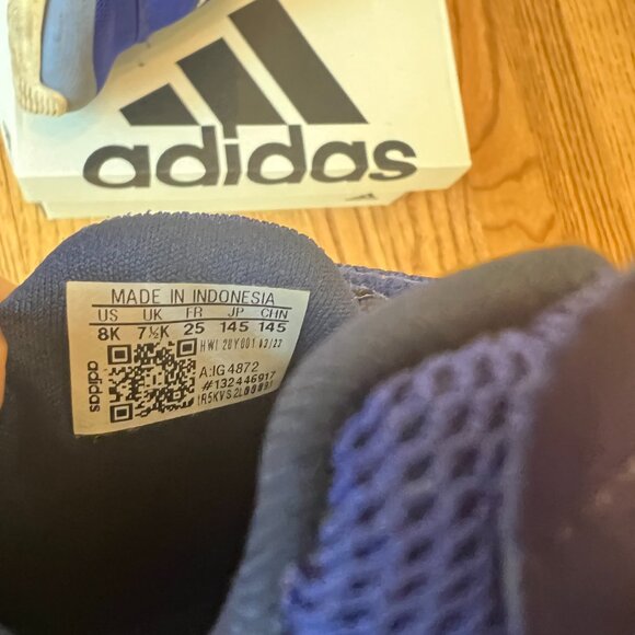 Adidas Kids FortaRun 2.0 Size8K Blue - Picture 2 of 4